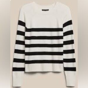 Banana Republic Factory Striped Raglan Pullover Sweater NWT Women’s Extra Large